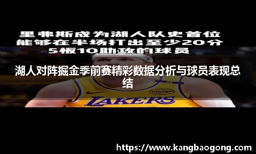 湖人对阵掘金季前赛精彩数据分析与球员表现总结